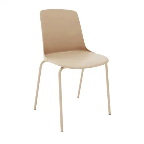 UNO Conference Chair with Colour Matched Frame - Ivory